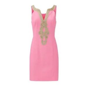 Lilly Pulitzer Pink Pout Emery Shift sz 4